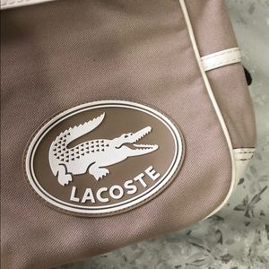 Like new, lacoste crossbody bag, adjustable
